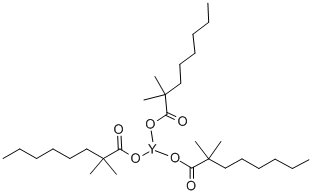 YTTRIUM(III) NEODECANOATE 구조식 이미지