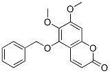 5-Benzyloxy-6,7-dimethoxycoumarin Structure