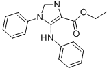 ETHYL1-PHENYL-5-PHENYLAMINOIMIDAZOLE-4-CARBOXYLATE Structure