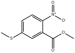 Methyl 5-(Methylthio)-2-nitrobenzoate Structure