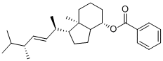 Benzoic acid 7a-methyl-1-(1,4,5-trimethyl-hex-2-enyl)-octahydro-inden-4-yl ester Structure