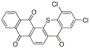 10,12-Dichloro-8H-naphtho[2,3-c]thioxanthene-5,8,14-trione Structure