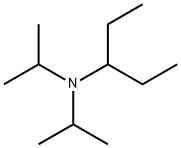 N,N-DIISOPROPYL-3-PENTYLAMINE 구조식 이미지