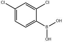 2,4-Dichlorophenylboronic acid Structure