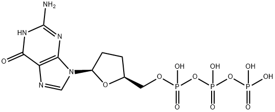 2' 3'-DIDEOXYGUANOSINE 5'-TRIPHOSPHATE S Structure