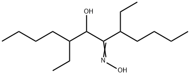 5,8-DIETHYL-7-HYDROXY-6-DODECANONE OXIME Structure