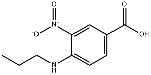 3-NITRO-4-PROPYLAMINO-BENZOIC ACID Structure