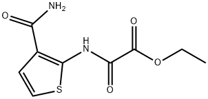 Ethyl[(3-carbamoylthiophen-2-yl)carbamoyl]formate 구조식 이미지