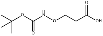 Propanoic acid, 3-[[[(1,1-dimethylethoxy)carbonyl]amino]oxy]- (9CI) 구조식 이미지