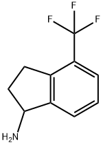 1H-INDEN-1-AMINE, 2,3-DIHYDRO-4-(TRIFLUOROMETHYL) 구조식 이미지