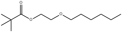 2-(hexyloxy)ethyl pivalate 구조식 이미지