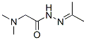 Glycine, N,N-dimethyl-, (1-methylethylidene)hydrazide (9CI) 구조식 이미지