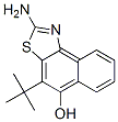 Naphtho[1,2-d]thiazol-5-ol,  2-amino-4-(1,1-dimethylethyl)- Structure