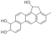 1,9,10-Trihydroxy-9,10-dihydro-3-methylcholanthrene 구조식 이미지