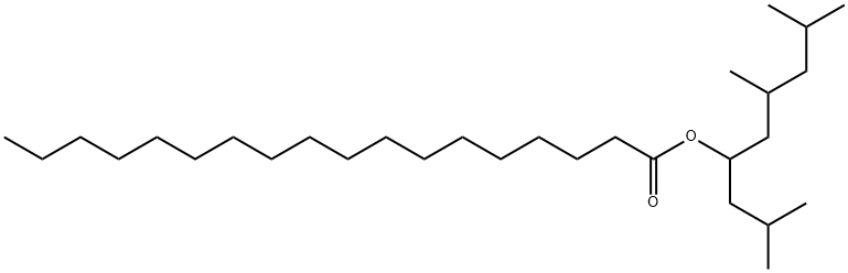 3,5-dimethyl-1-(2-methylpropyl)hexyl stearate 구조식 이미지
