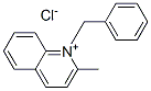 1-(벤질)-2-메틸퀴놀리늄클로라이드 구조식 이미지