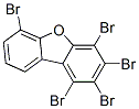 PENTABROMODIBENZOFURAN Structure