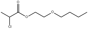 2-butoxyethyl 2-chloropropionate 구조식 이미지