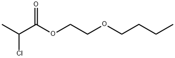 2-бутоксиэтил 2-хлорпропионат структурированное изображение
