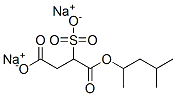 disodium 1-(1,3-dimethylbutyl) 2-sulphonatosuccinate Structure