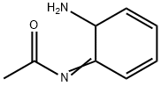Acetamide, N-(6-amino-2,4-cyclohexadien-1-ylidene)- (9CI) 구조식 이미지