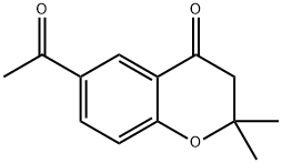 6-Acetyl-2,2-diMethylchroMan-4-one 구조식 이미지