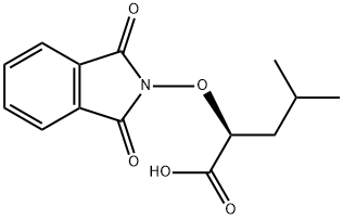 Pentanoic acid, 2-[(1,3-dihydro-1,3-dioxo-2H-isoindol-2-yl)oxy]-4-methyl-, (2S)- 구조식 이미지