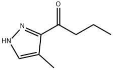 1-Butanone,  1-(4-methyl-1H-pyrazol-3-yl)- 구조식 이미지