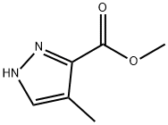 1H-Pyrazole-3-carboxylicacid,4-methyl-,methylester(9CI) 구조식 이미지