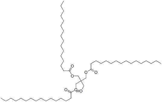 2-(hydroxymethyl)-2-[[(1-oxohexadecyl)oxy]methyl]propane-1,3-diyl dipalmitate 구조식 이미지