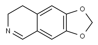 7,8-Dihydro-1,3-dioxolo[4,5-g]isoquinoline 구조식 이미지