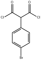 2-(4-broMophenyl)Malonyl dichloride 구조식 이미지