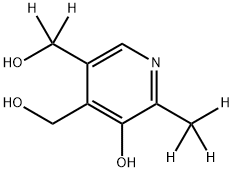 Pyridoxine-d5 구조식 이미지