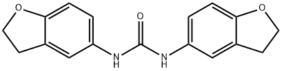 Urea, N,N'-bis(2,3-dihydro-5-benzofuranyl)- Structure