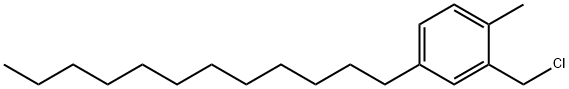 2-(chloromethyl)-4-dodecyltoluene 구조식 이미지