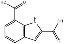 1H-indole-2,7-dicarboxylic acid Structure