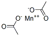 manganese(+2) cation diacetate 구조식 이미지