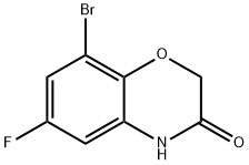 8-BroMo-6-fluoro-2H-benzo[b][1,4]oxazin-3(4H)-one 구조식 이미지