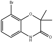 8-Bromo-2,2-dimethyl-4H-benzo[1,4]oxazin-3-one 구조식 이미지