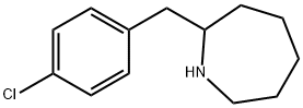2-[(4-클로로페닐)메틸]헥사히드로-1H-아제핀 구조식 이미지