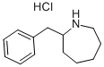 HEXAHYDRO-2-(PHENYLMETHYL)-1H-AZEPINE, HYDROCHLORIDE 구조식 이미지