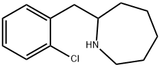 헥사히드로-2-[(2-클로로페닐)메틸]-1H-아제핀 구조식 이미지