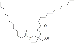 2-에틸-2-(히드록시메틸)프로판-1,3-디일디라우레이트 구조식 이미지