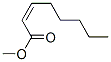 (2Z)-2-Octenoic acid methyl ester 구조식 이미지