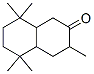 옥타하이드로-3,5,5,8,8-펜타메틸나프탈렌-2(1H)-온 구조식 이미지