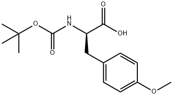 BOC-D-TYR(ME)-OH Structure