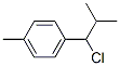 4-(1-chloro-2-methylpropyl)toluene 구조식 이미지