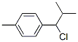 4-(1-chloro-2-methylpropyl)toluene Structure