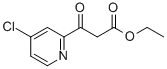 ethyl 3-(4-chloropyridin-2-yl)-3-oxopropanoate Structure