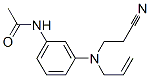 N-[3-[(2-Cyanoethyl)(2-propenyl)amino]phenyl]acetamide 구조식 이미지